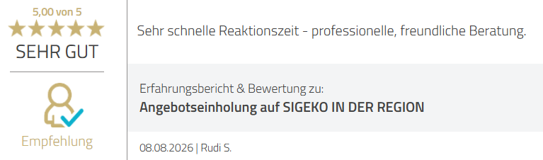 Kundenservice SIGEKO IN DER REGION