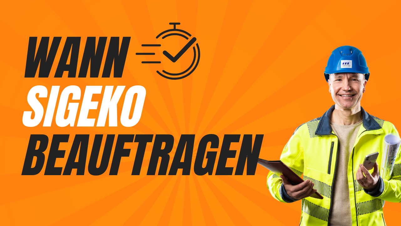 Weiterleitung zu YouTube: SiGeKo beauftragen: WANN ist der richtige Zeitpunkt?!