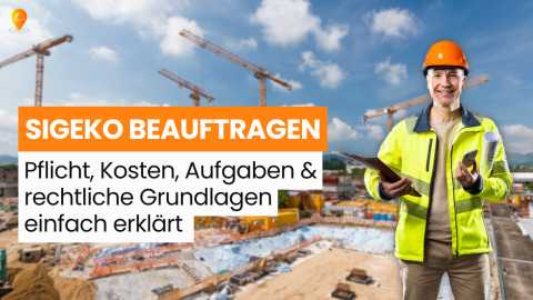 Banner SiGeKo beauftragen: Pflicht, Kosten, Aufgaben & rechtliche Grundlagen einfach erklärt